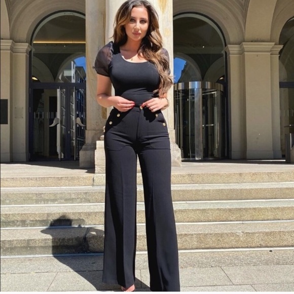 ZARA BUTTONED PANTS - Picture 5 of 8